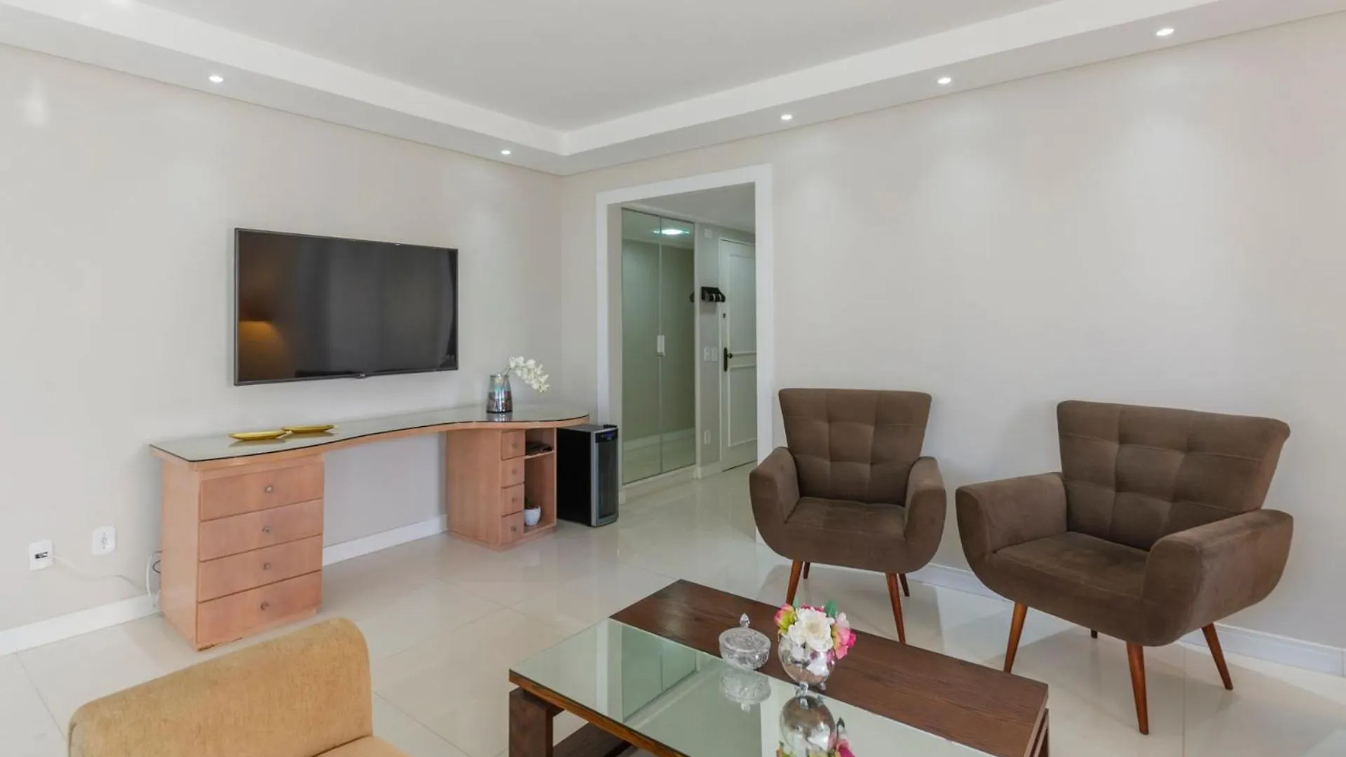 Appartamento Apartamento Pe Na Areia - 1 Min Da Praia Central Balneário Camboriú